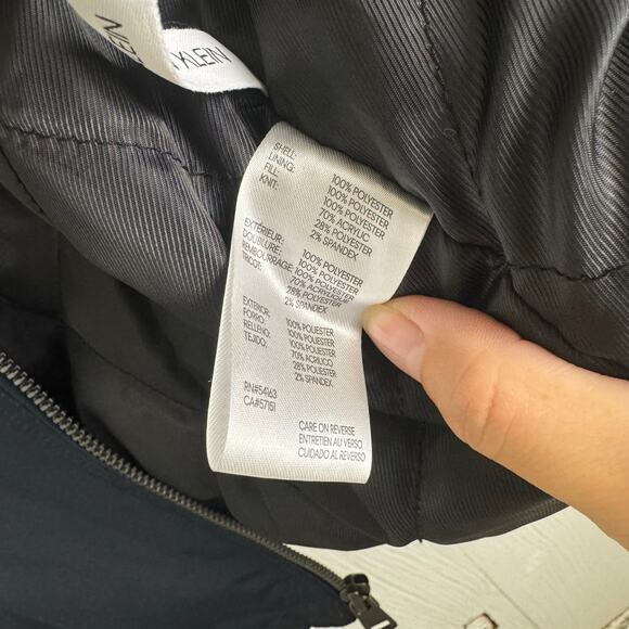 Calvin Klein Men's Classic Midweight Stand Collar Jacket Coat Size Medium Navy - Picture 10 of 11